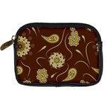 Floral pattern paisley style  Digital Camera Leather Case Front