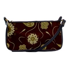 Floral Pattern Paisley Style  Shoulder Clutch Bag by Eskimos