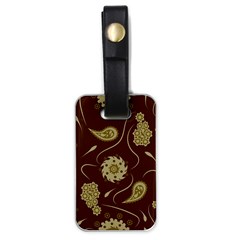 Floral Pattern Paisley Style  Luggage Tag (one Side) by Eskimos