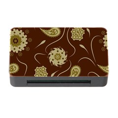 Floral Pattern Paisley Style  Memory Card Reader With Cf by Eskimos