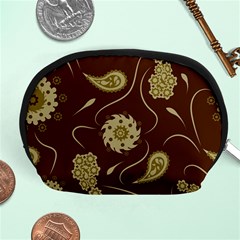 Floral Pattern Paisley Style  Accessory Pouch (medium) by Eskimos