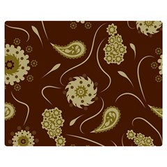 Floral Pattern Paisley Style  Double Sided Flano Blanket (medium)  by Eskimos