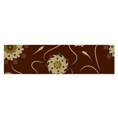 Floral Pattern Paisley Style  Satin Scarf (oblong) by Eskimos