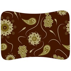 Floral Pattern Paisley Style  Velour Seat Head Rest Cushion by Eskimos