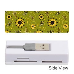 Floral Pattern Paisley Style  Memory Card Reader (stick) by Eskimos