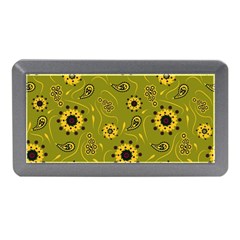 Floral Pattern Paisley Style  Memory Card Reader (mini) by Eskimos