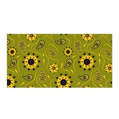 Floral Pattern Paisley Style  Satin Wrap by Eskimos