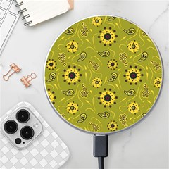 Floral Pattern Paisley Style  Wireless Charger by Eskimos