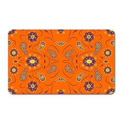 Floral Pattern Paisley Style  Magnet (rectangular) by Eskimos