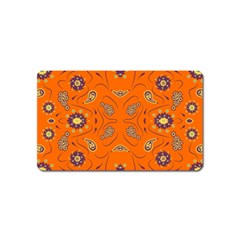 Floral Pattern Paisley Style  Magnet (name Card) by Eskimos