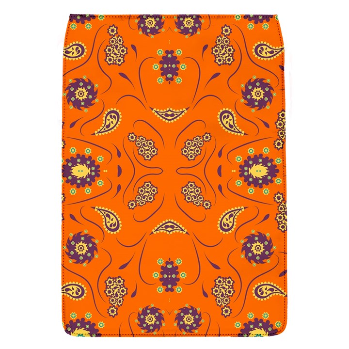 Floral pattern paisley style  Removable Flap Cover (S)