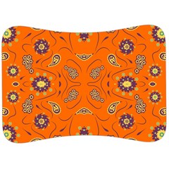 Floral Pattern Paisley Style  Velour Seat Head Rest Cushion by Eskimos