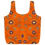 Floral pattern paisley style  Full Print Recycle Bag (XXXL) Back