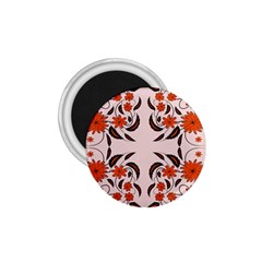 Floral Folk Damask Pattern  1 75  Magnets by Eskimos