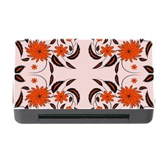 Floral Folk Damask Pattern  Memory Card Reader With Cf by Eskimos