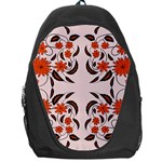 Floral folk damask pattern  Backpack Bag Front