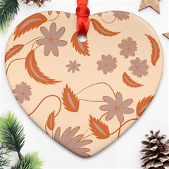 Folk flowers print Floral pattern Ethnic art Ornament (Heart)