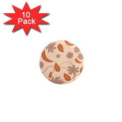 Folk flowers print Floral pattern Ethnic art 1  Mini Magnet (10 pack) 