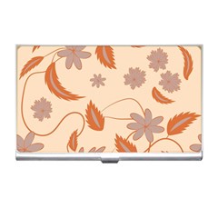 Folk Flowers Print Floral Pattern Ethnic Art Business Card Holder by Eskimos