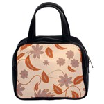 Folk flowers print Floral pattern Ethnic art Classic Handbag (Two Sides) Front