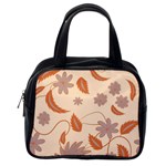 Folk flowers print Floral pattern Ethnic art Classic Handbag (Two Sides) Back