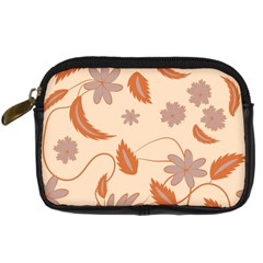 Folk flowers print Floral pattern Ethnic art Digital Camera Leather Case