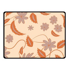 Folk flowers print Floral pattern Ethnic art Fleece Blanket (Small)