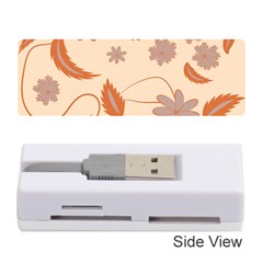 Folk Flowers Print Floral Pattern Ethnic Art Memory Card Reader (stick)