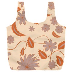 Folk flowers print Floral pattern Ethnic art Full Print Recycle Bag (XXXL)