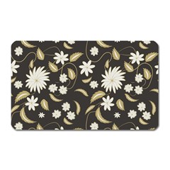 Folk Flowers Print Floral Pattern Ethnic Art Magnet (rectangular) by Eskimos