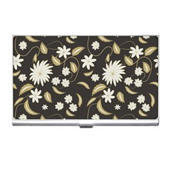 Folk Flowers Print Floral Pattern Ethnic Art Business Card Holder by Eskimos