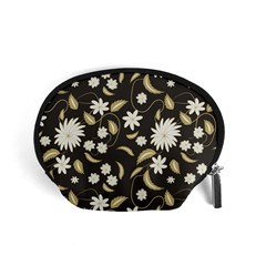 Folk Flowers Print Floral Pattern Ethnic Art Accessory Pouch (small) by Eskimos