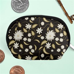 Folk Flowers Print Floral Pattern Ethnic Art Accessory Pouch (medium) by Eskimos