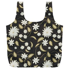 Folk Flowers Print Floral Pattern Ethnic Art Full Print Recycle Bag (xxxl) by Eskimos