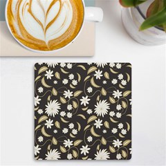 Folk Flowers Print Floral Pattern Ethnic Art Uv Print Square Tile Coaster  by Eskimos