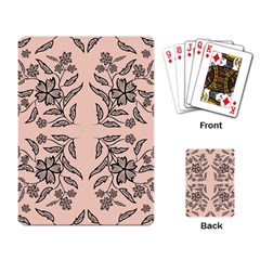 Floral Folk Damask Pattern  Playing Cards Single Design (rectangle) by Eskimos