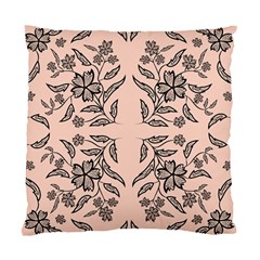 Floral folk damask pattern  Standard Cushion Case (One Side)