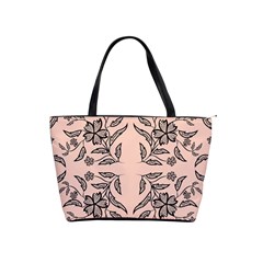 Floral folk damask pattern  Classic Shoulder Handbag