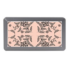 Floral folk damask pattern  Memory Card Reader (Mini)