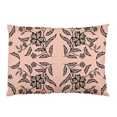 Floral Folk Damask Pattern  Pillow Case (two Sides) by Eskimos