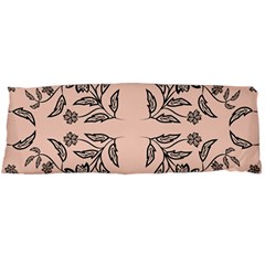 Floral folk damask pattern  Body Pillow Case (Dakimakura)