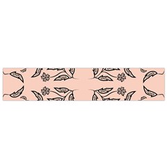 Floral folk damask pattern  Small Flano Scarf