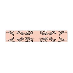 Floral folk damask pattern  Flano Scarf (Mini)