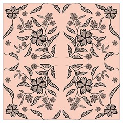 Floral Folk Damask Pattern  Lightweight Scarf  by Eskimos