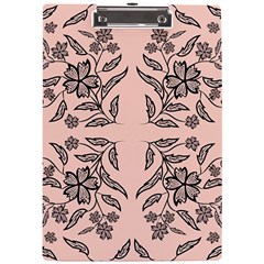 Floral folk damask pattern  A4 Clipboard