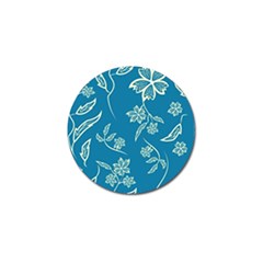 Folk Flowers Print Floral Pattern Ethnic Art Golf Ball Marker (4 Pack) by Eskimos