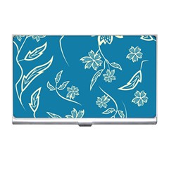 Folk Flowers Print Floral Pattern Ethnic Art Business Card Holder by Eskimos