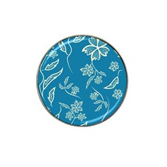 Folk Flowers Print Floral Pattern Ethnic Art Hat Clip Ball Marker by Eskimos