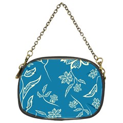 Folk Flowers Print Floral Pattern Ethnic Art Chain Purse (one Side) by Eskimos