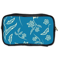 Folk Flowers Print Floral Pattern Ethnic Art Toiletries Bag (one Side) by Eskimos